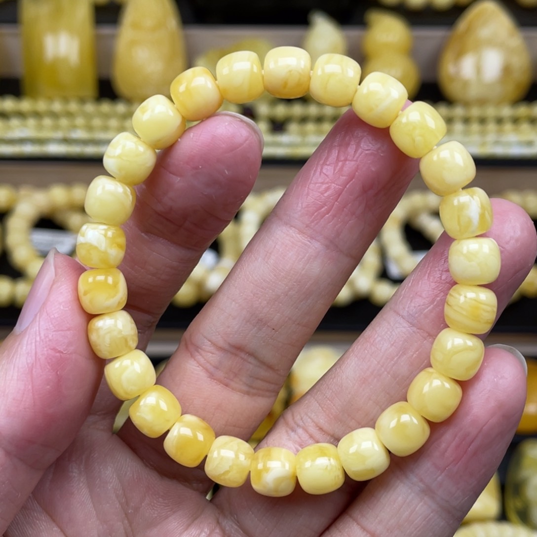 琥珀裸石未镶嵌琥珀蜜蜡