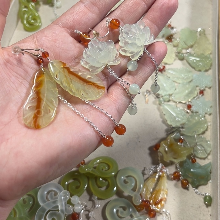 蛇纹石玉手链未镶嵌