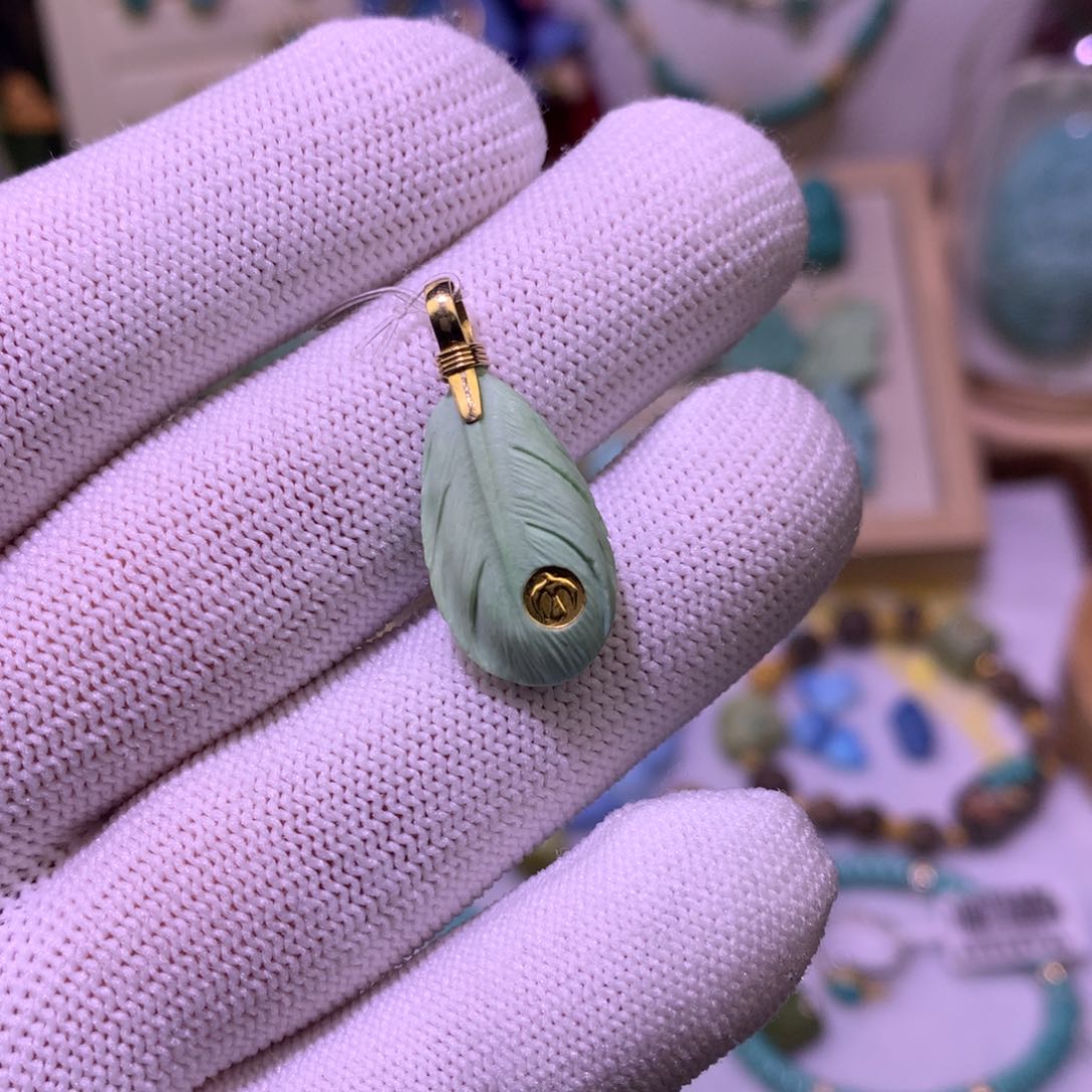 绿松石珠宝奇石未镶嵌