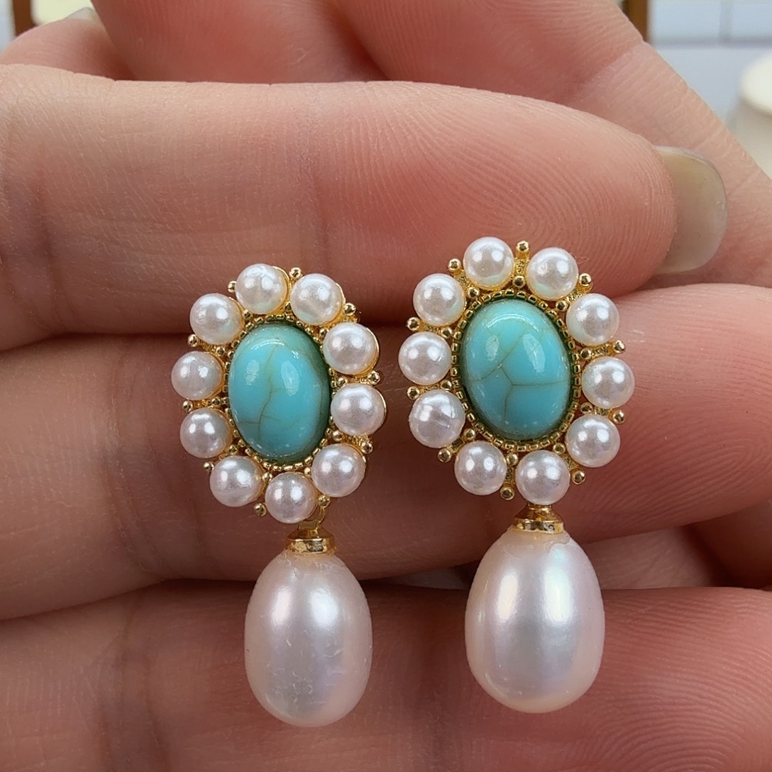 淡水珍珠未镶嵌耳饰