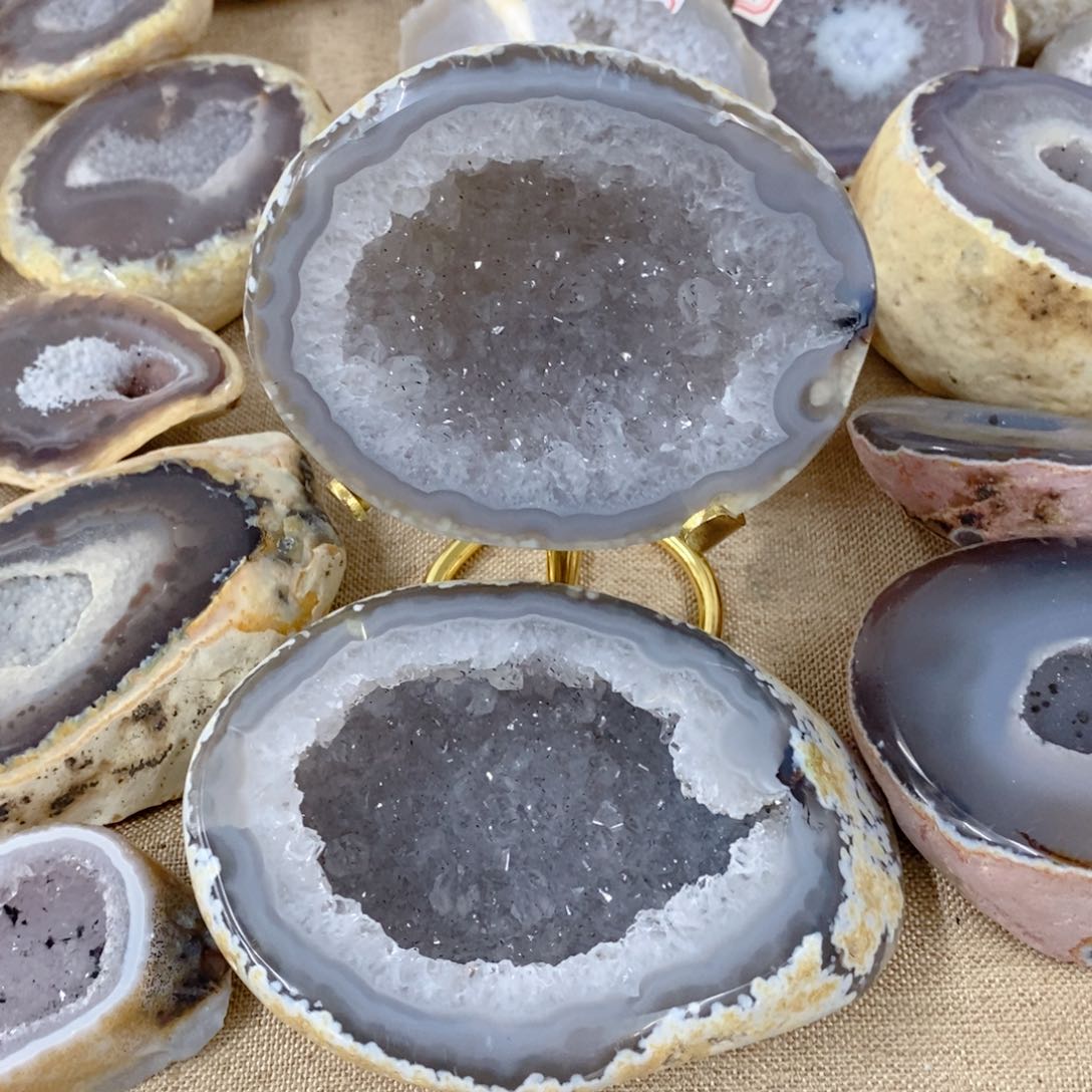 水晶未镶嵌水晶聚宝盆