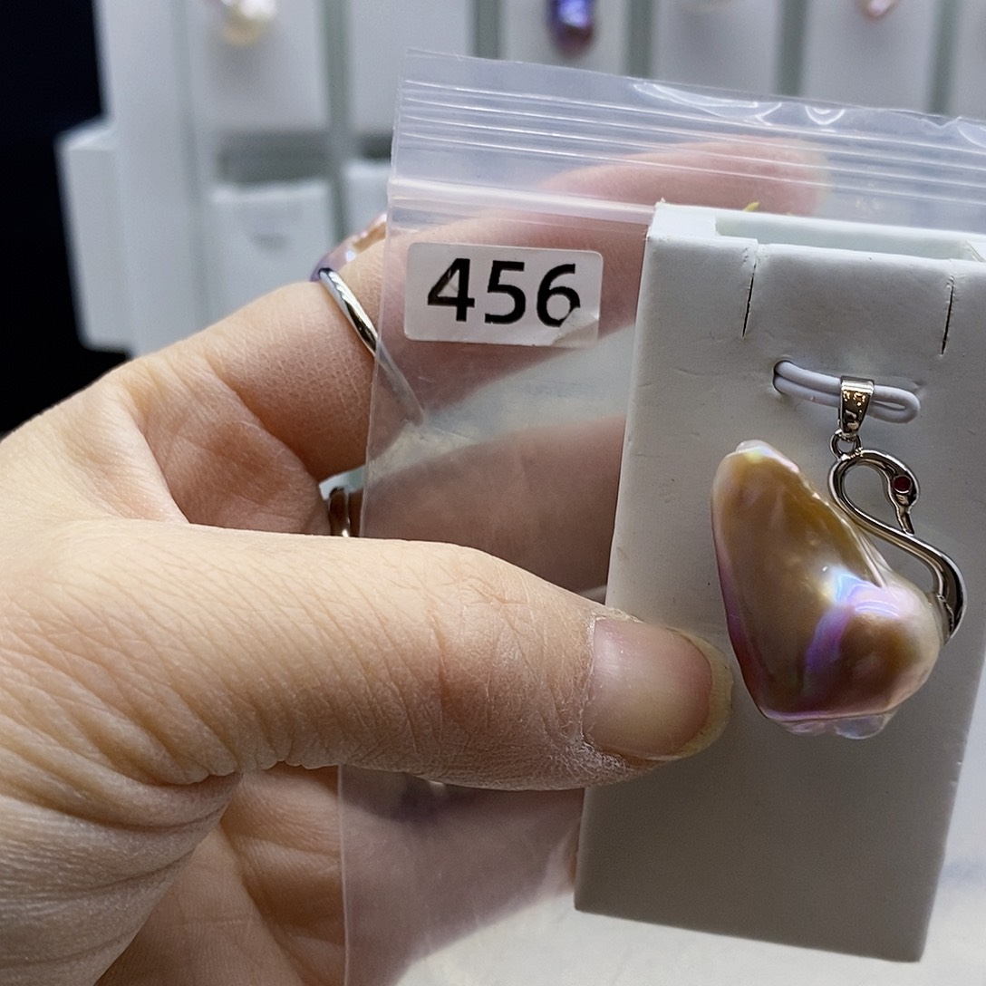 颈饰合金淡水珍珠