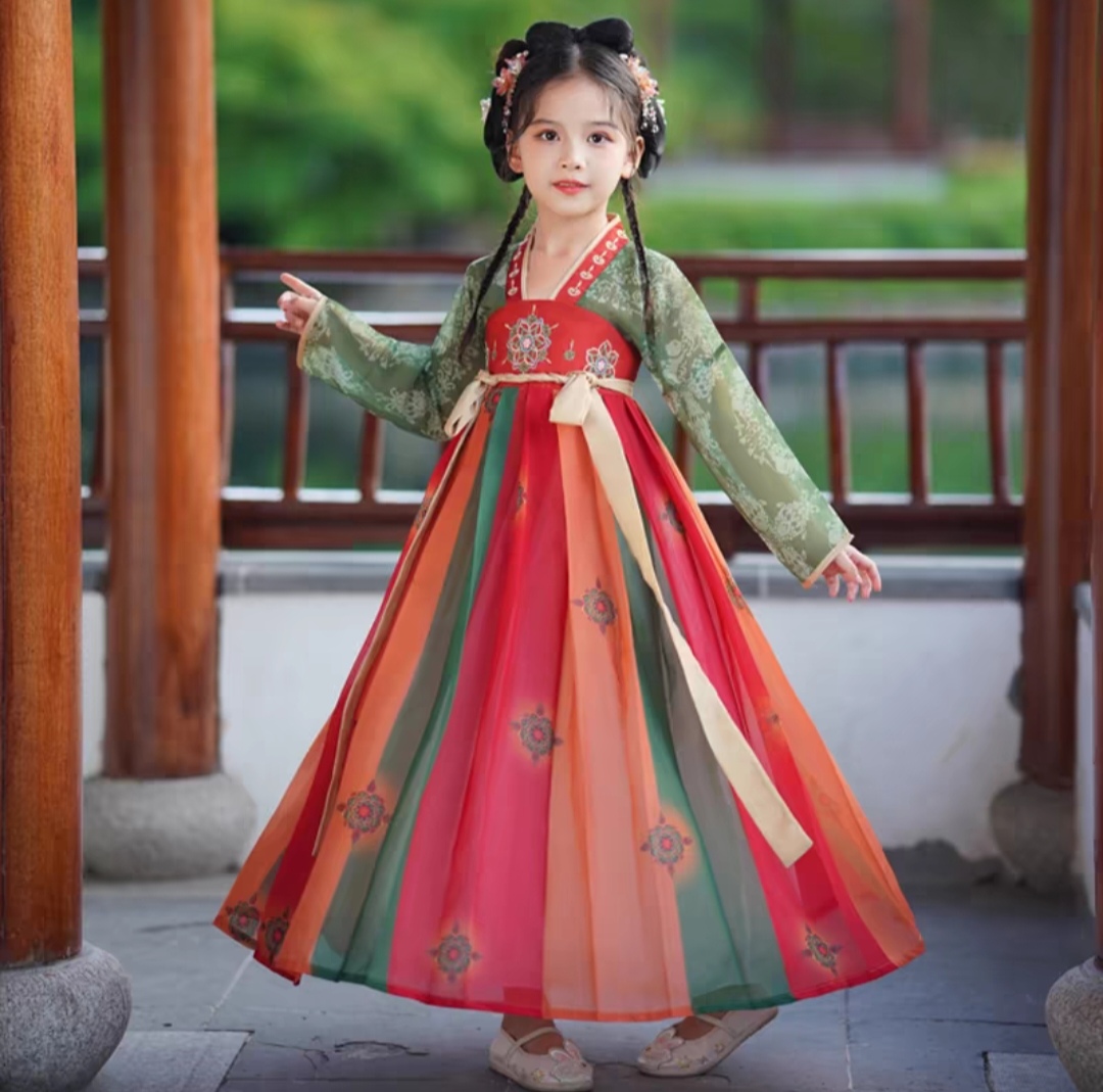 1儿童汉服码数根据身高体重参考No退No换默认微瑕偏远地区不包邮