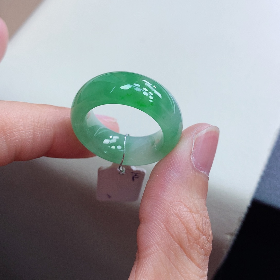 未镶嵌戒指翡翠16-17号