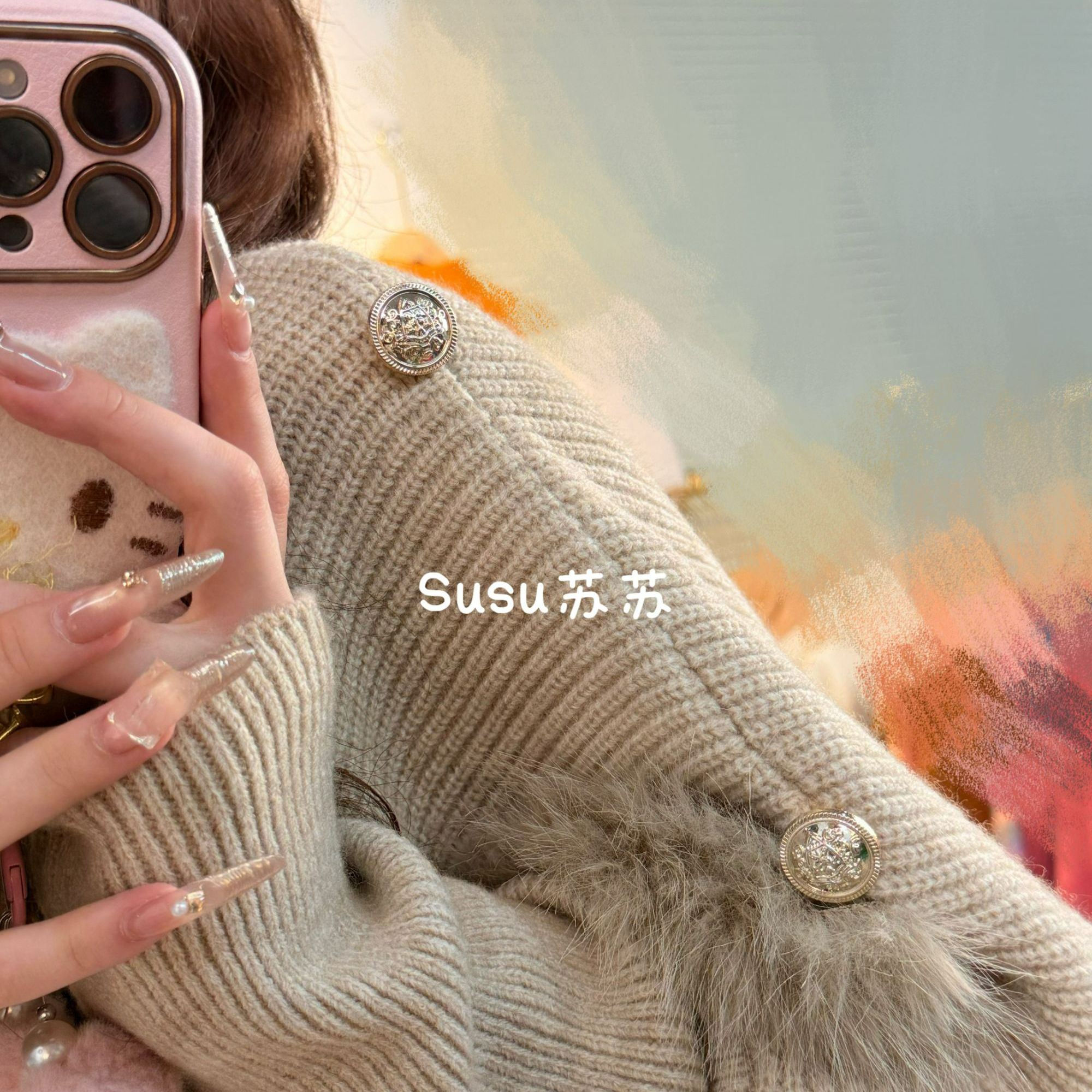 「Xu」毛衣针织复古秋冬时尚慵懒风大版宽松  101-200