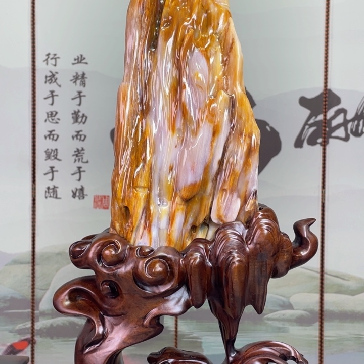 硅化玉未镶嵌珠宝奇石高55