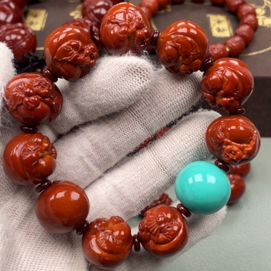 军***橄榄核吊坠橄榄核