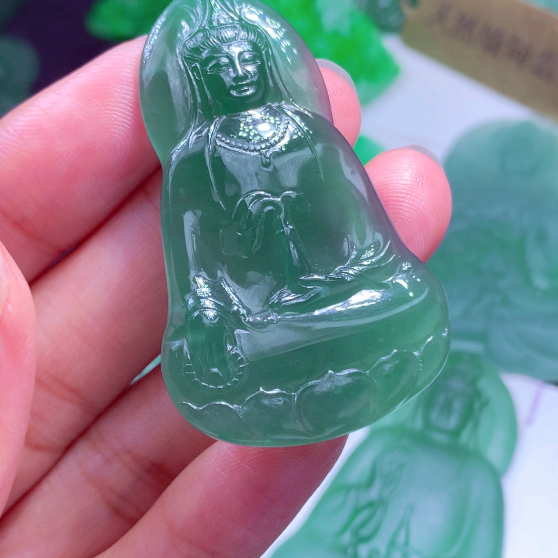 桨***明定制翡翠未镶嵌天然