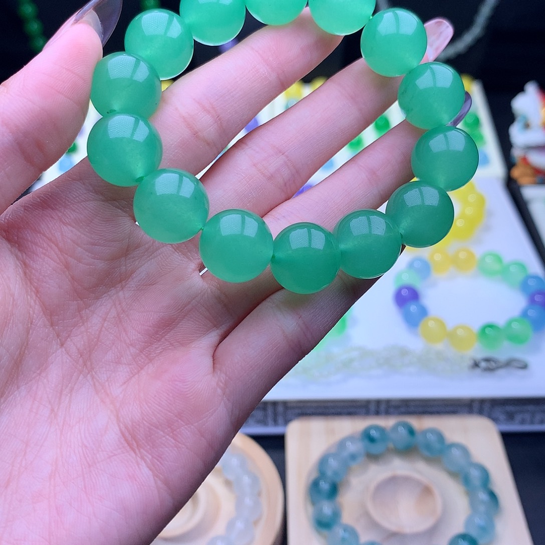 心***川翡翠散珠翡翠手串666