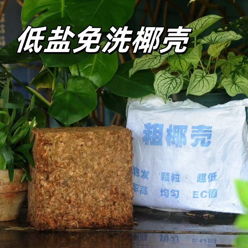 低盐免洗粗椰壳颗粒均匀