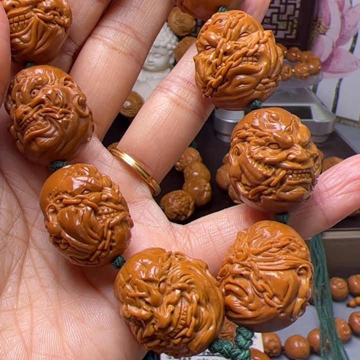 痴***玩手串/手链橄榄核橄榄核