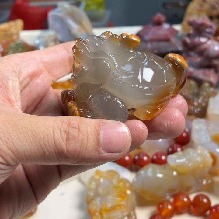 玛瑙/玉髓未镶嵌吊坠(不含链)