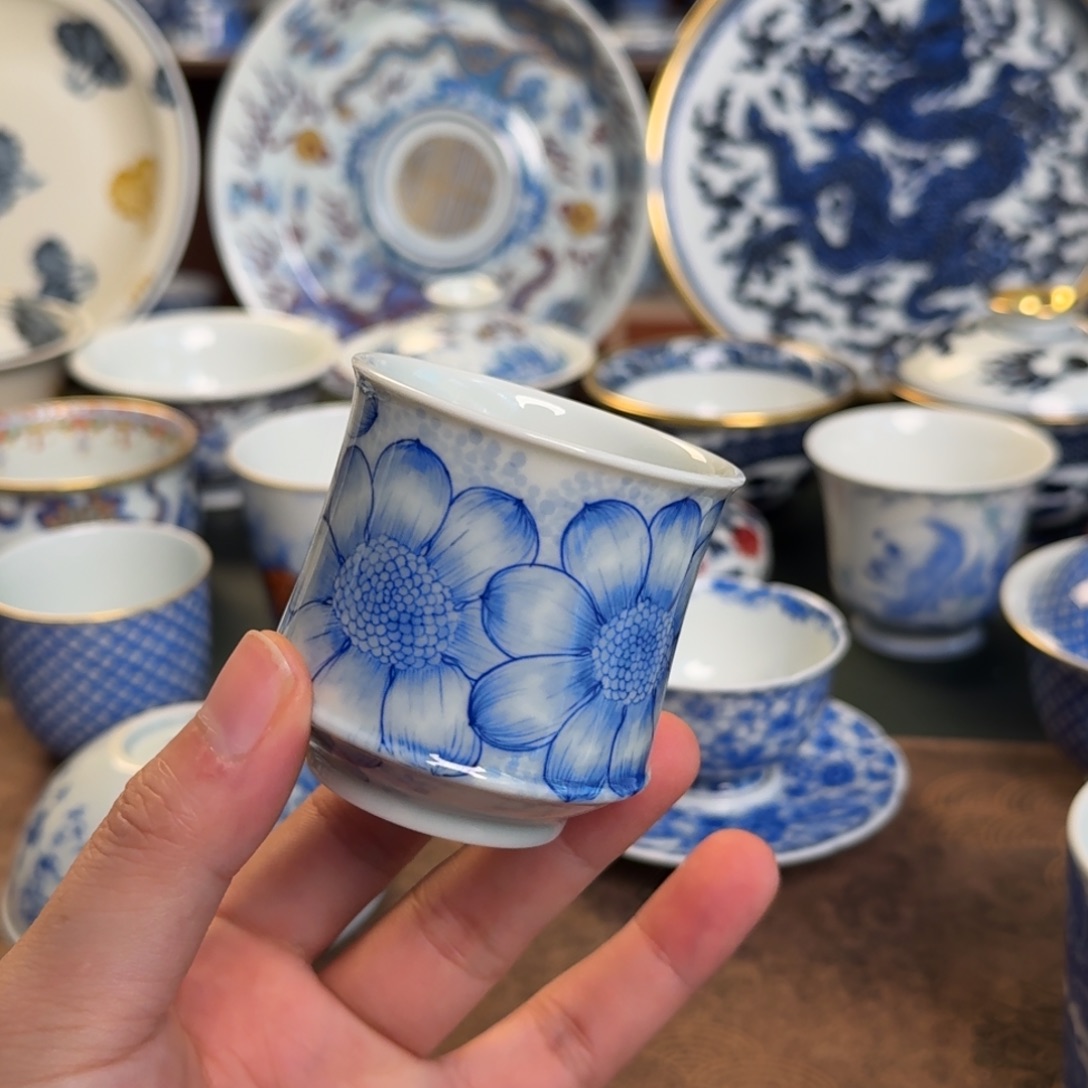 纯手工手绘陶瓷茶具