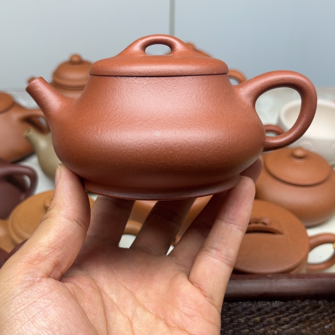 紫砂茶壶柱瓢微瑕220ccc000