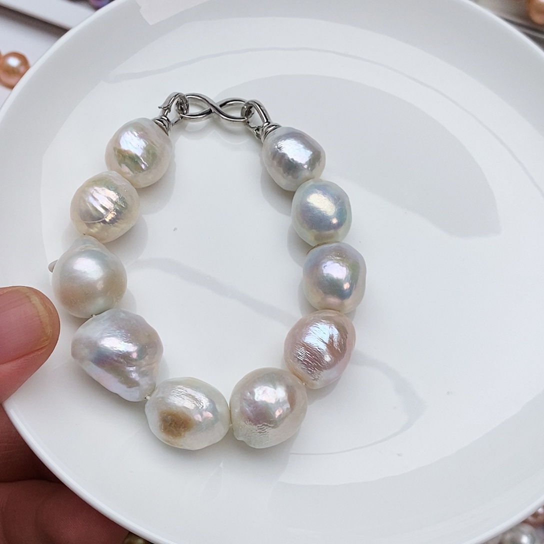 颈饰淡水珍珠银S925镶嵌