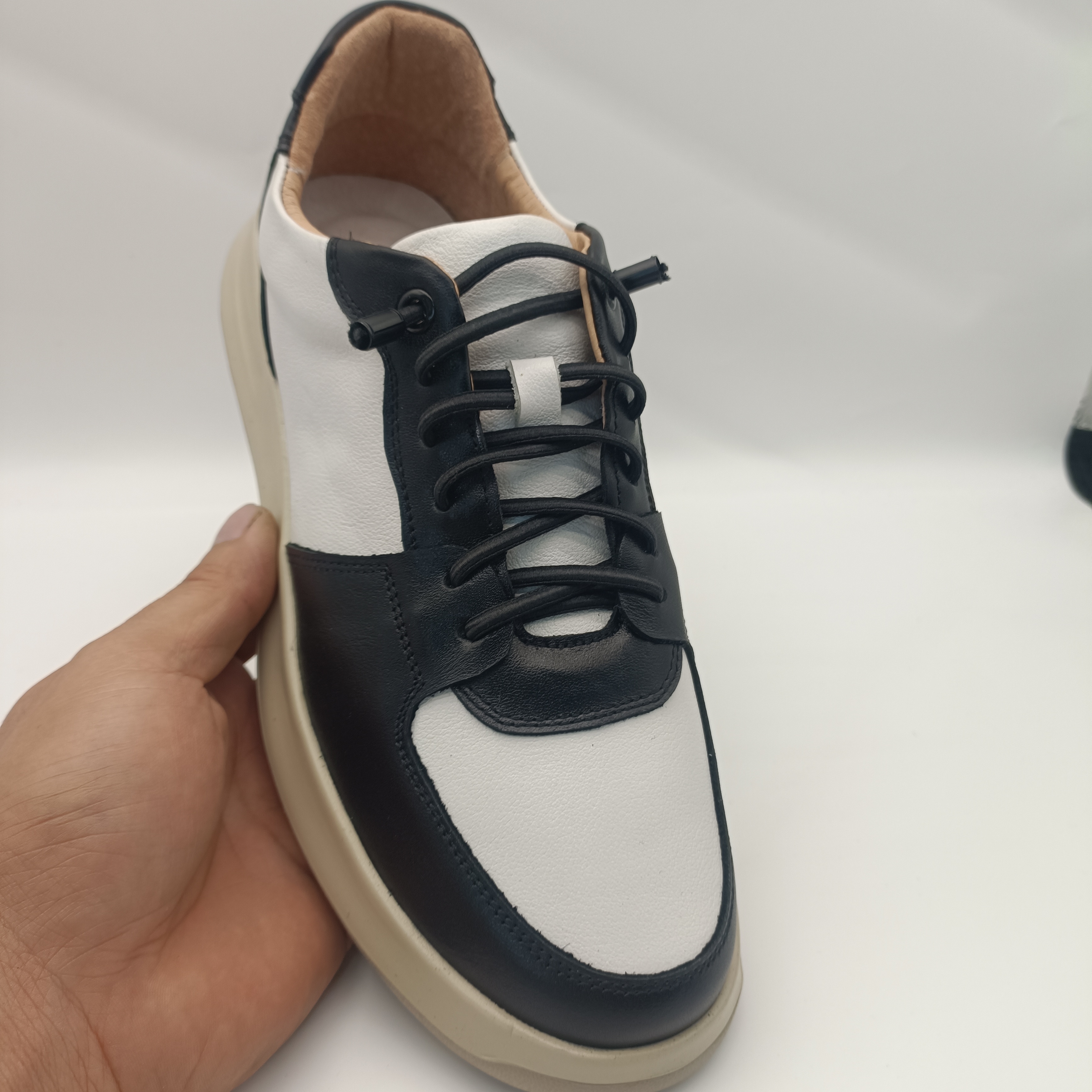 头层牛皮手工制作超轻发泡鞋底舒适透气运动休闲商务男鞋