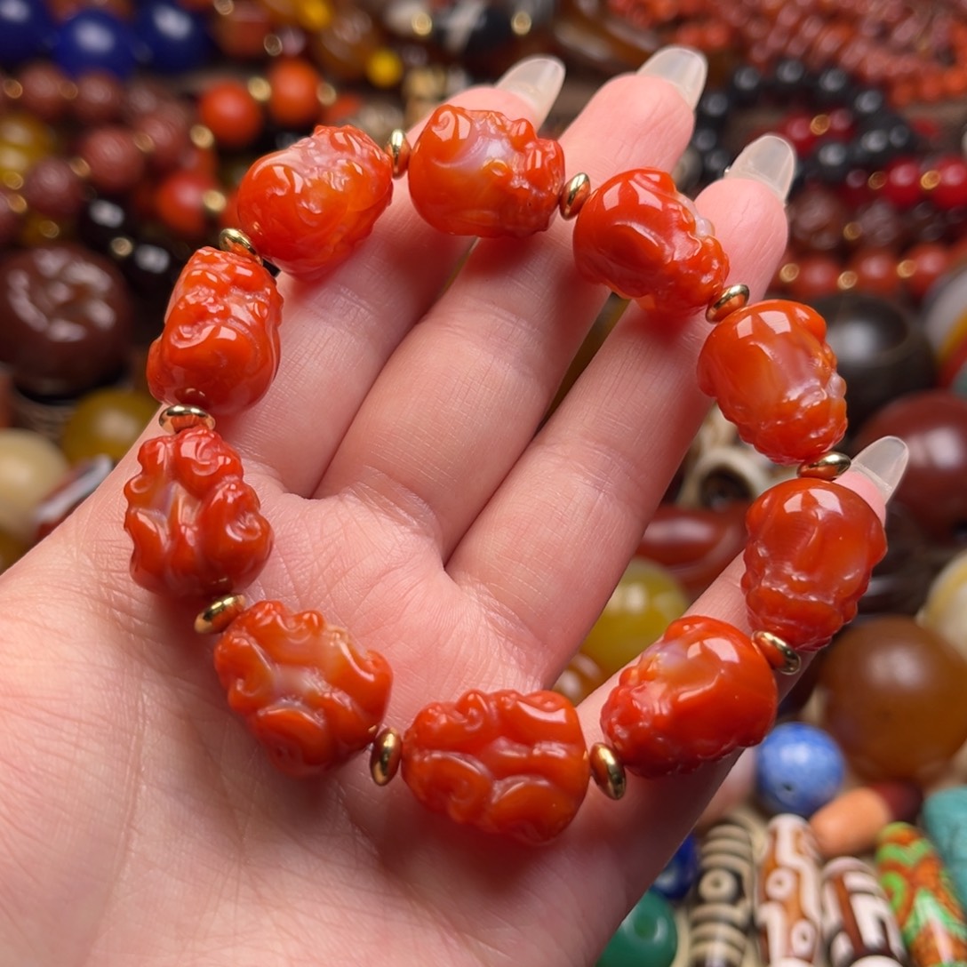 玛瑙/玉髓未镶嵌颈饰