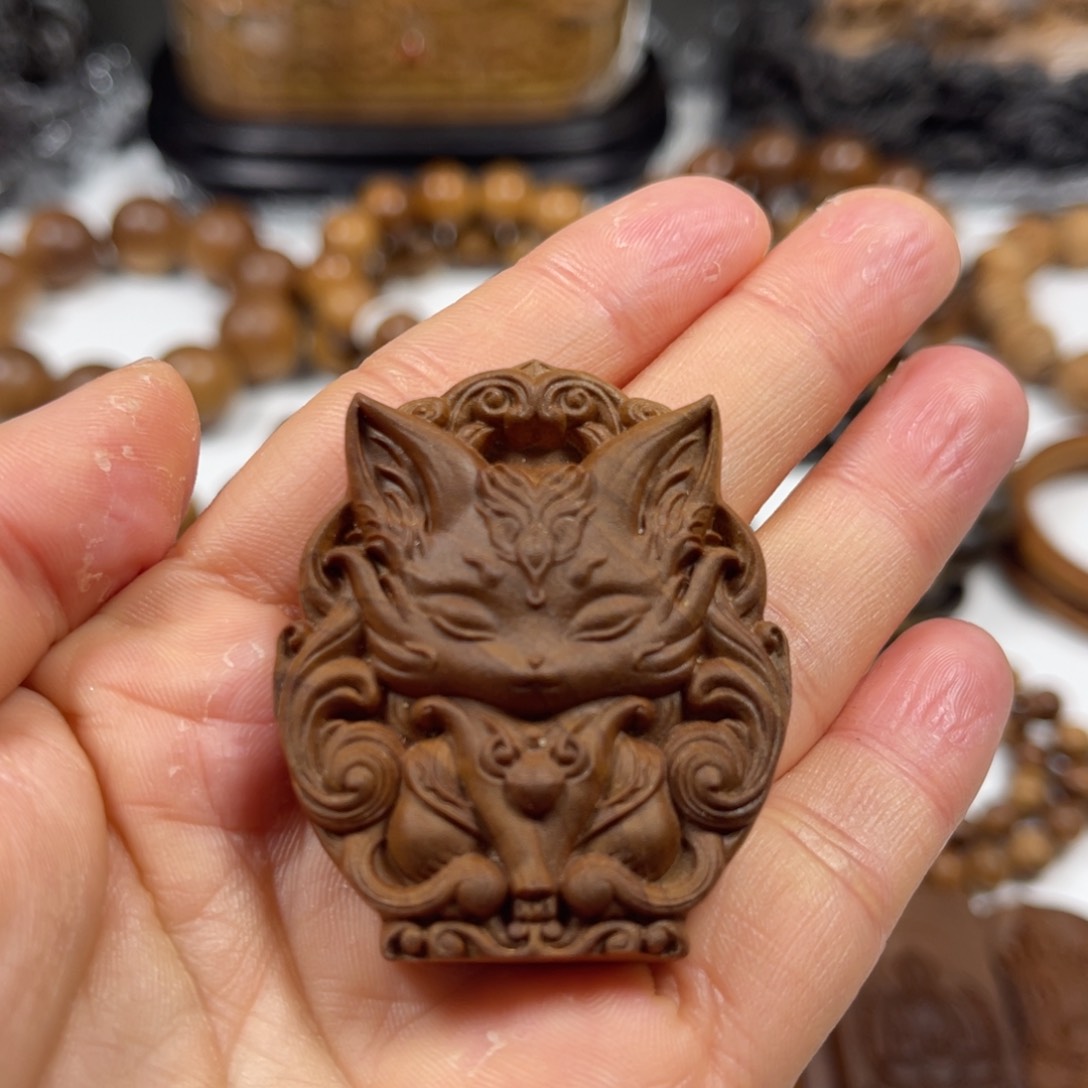 檀香木其他横纹黑肉凤九4.7×4
