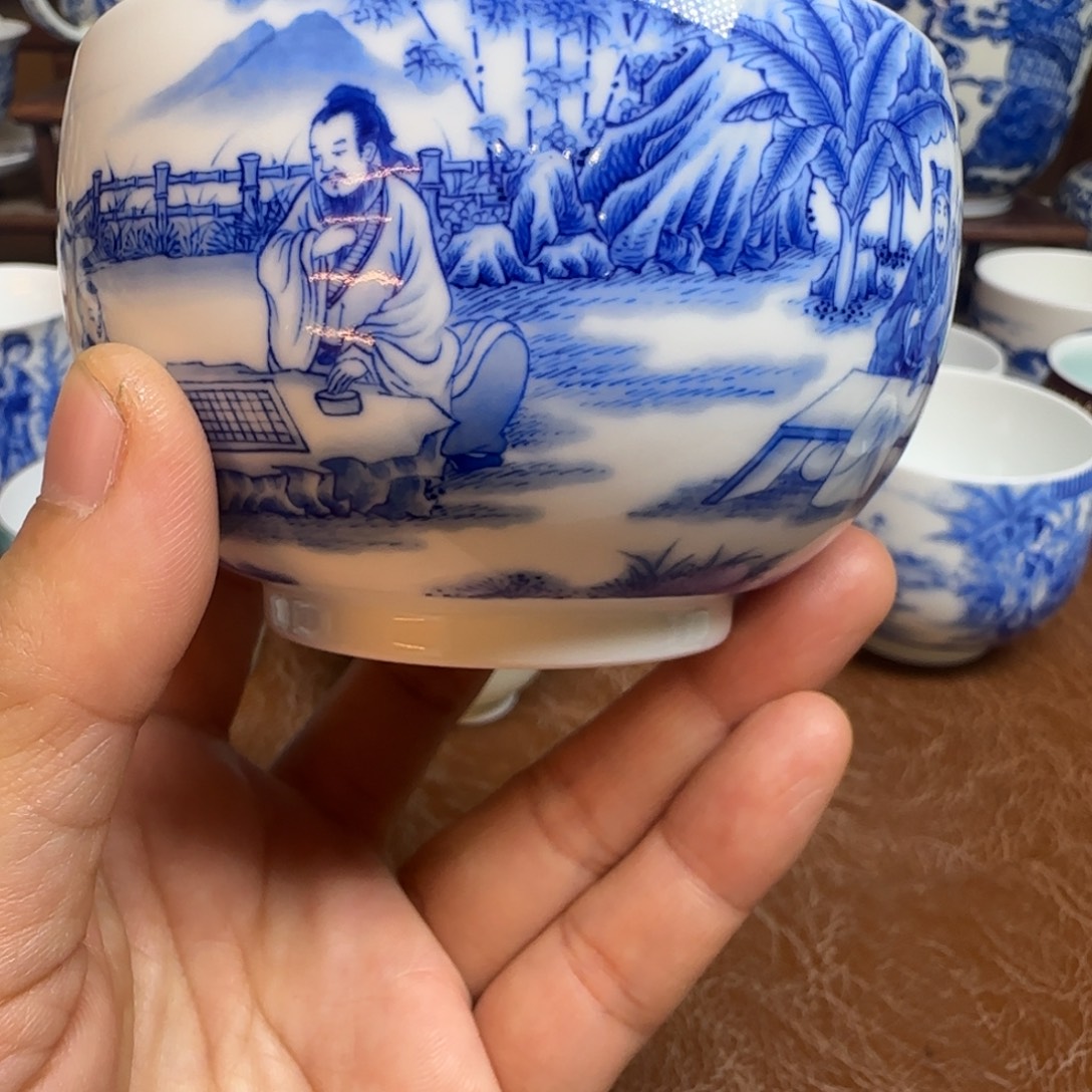 摆件陶今天晚上的月亮很圆