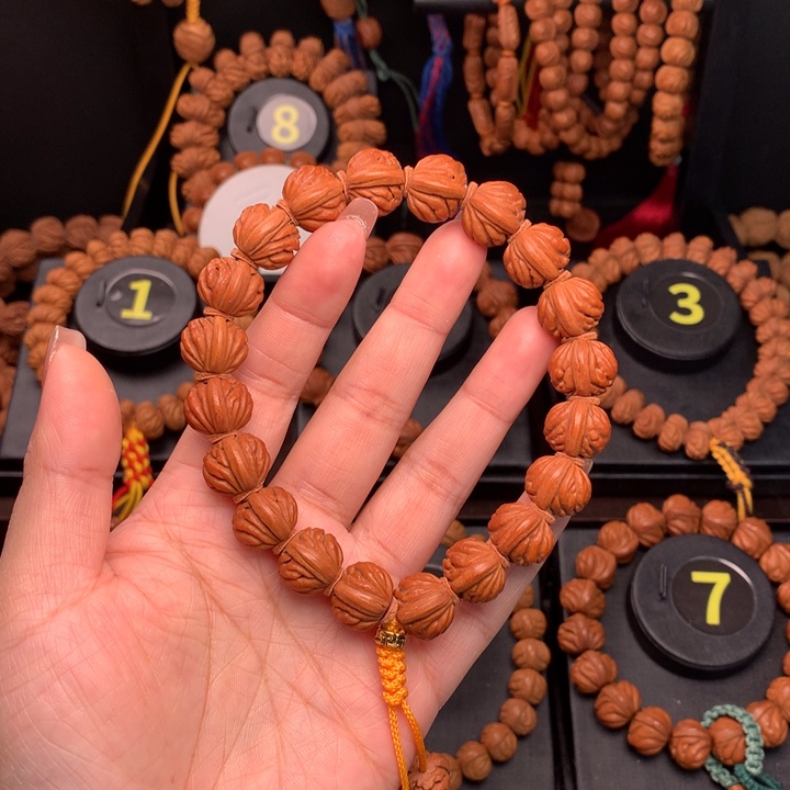 桃核吊坠1.4野生火麒麟手串