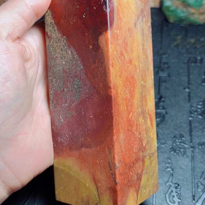 昌化石昌化硃砂印章