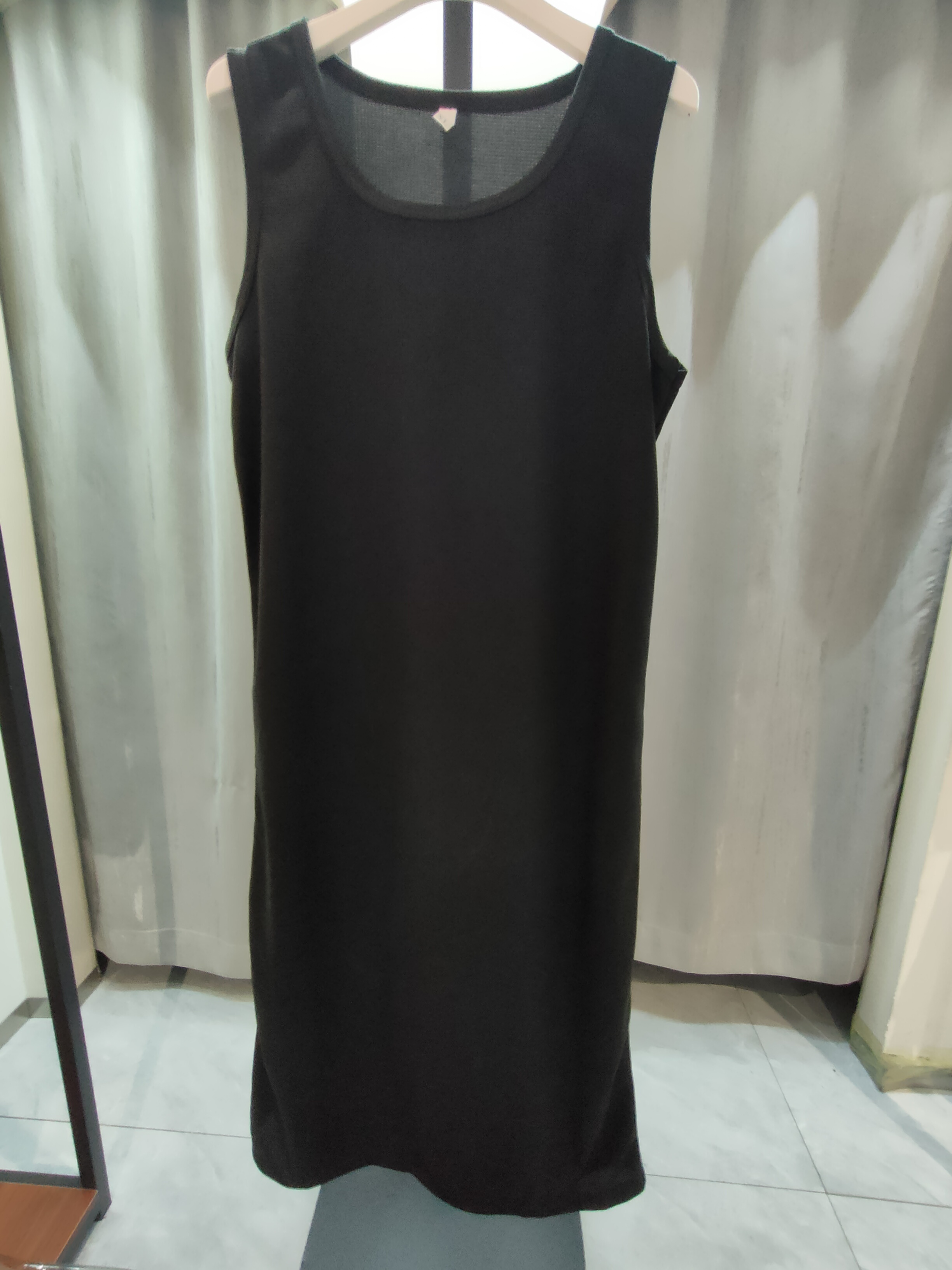 5126夏季针织圆领无袖连衣裙（120斤可穿）默认微瑕无运费险