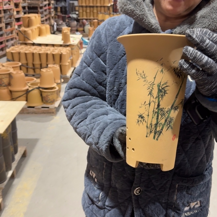 花盆紫砂破损补发