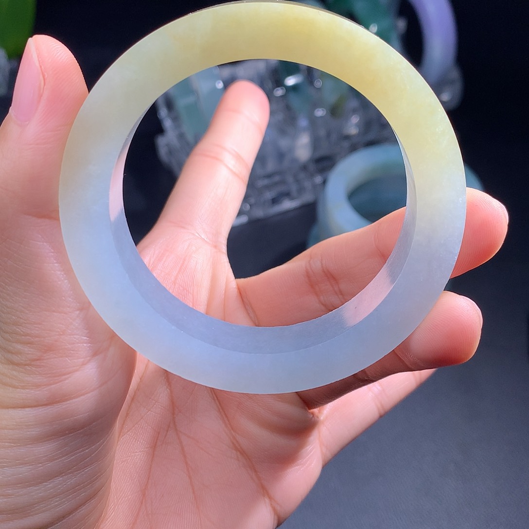 定制翡翠手镯未镶嵌安*@