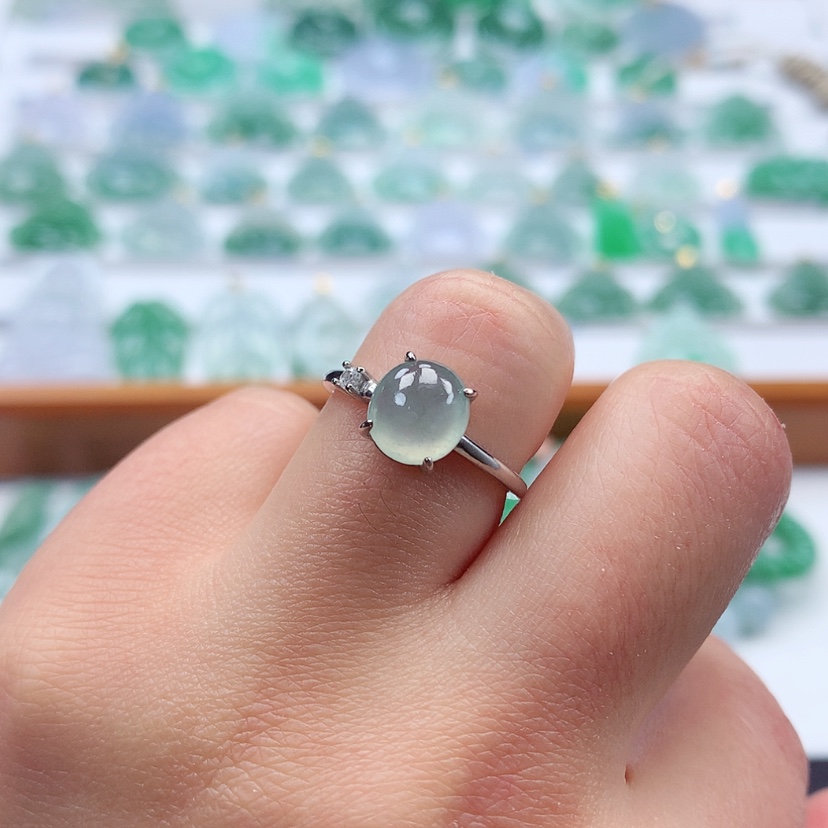 【闪购商品】翡翠吊坠(不含链)银S925镶嵌