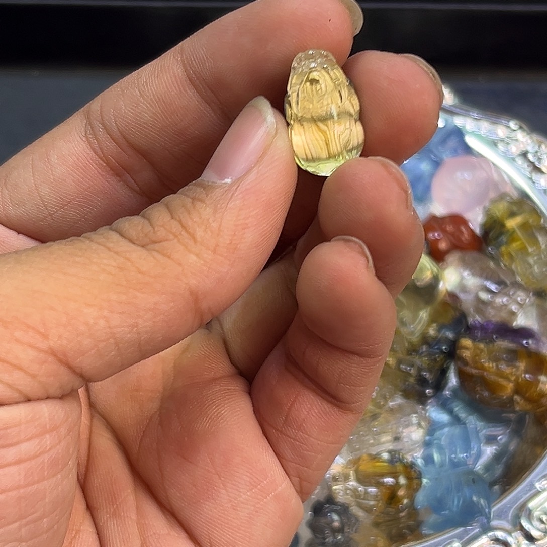 颈饰未镶嵌水晶钛金