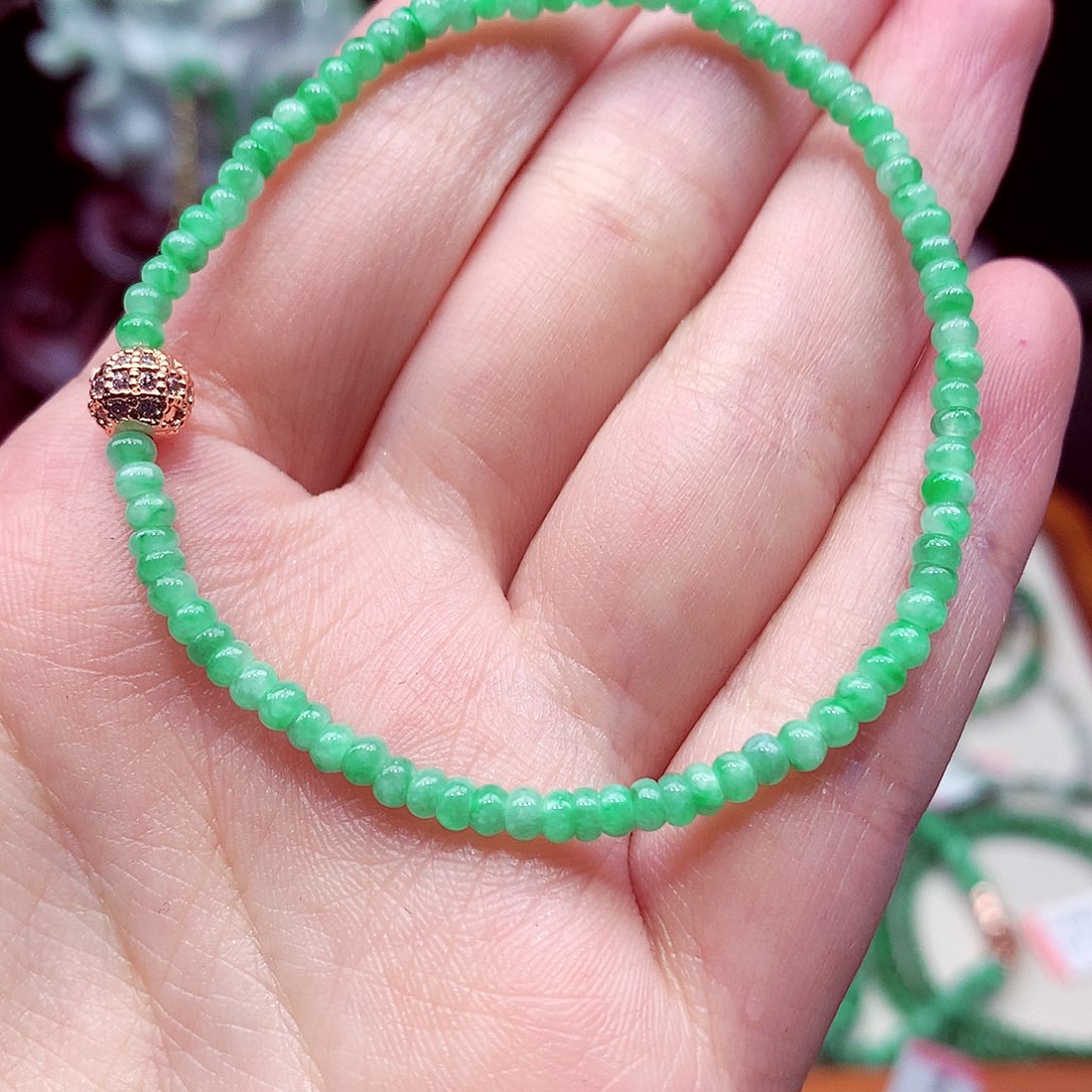 未镶嵌手链翡翠翡翠