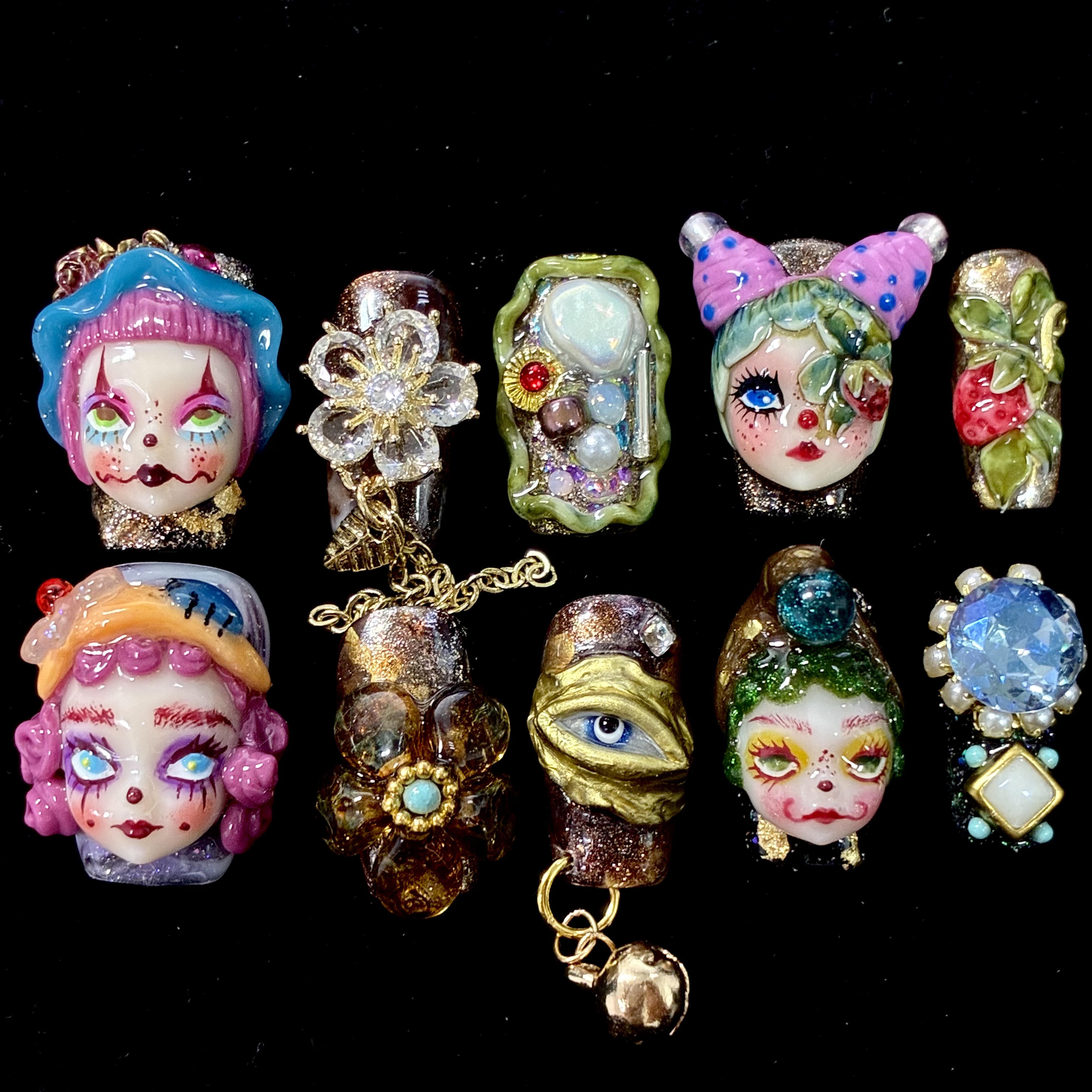 【12.10日33实验室7 】2025爆款高级穿戴美甲中长款娃娃款式推荐