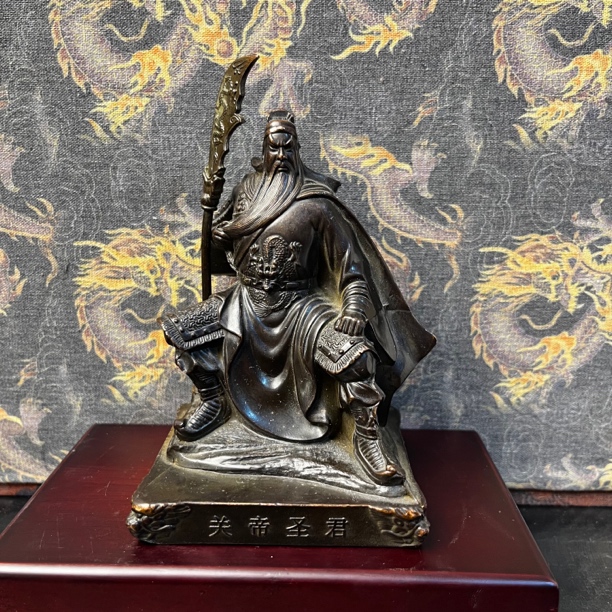 【闪购链接】铜关公摆件