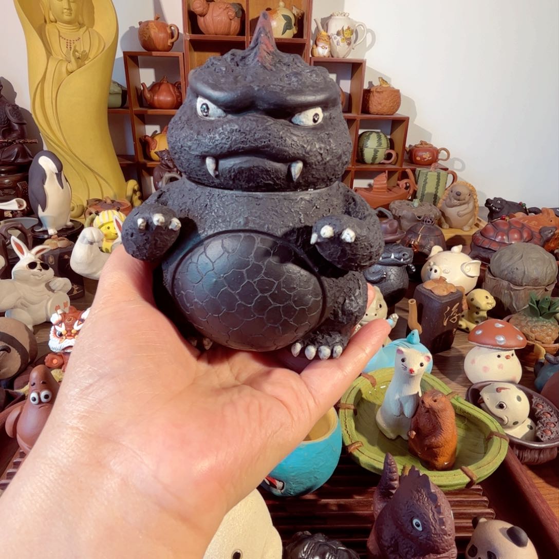 紫砂茶壶元*丶纯手工制作过程非常