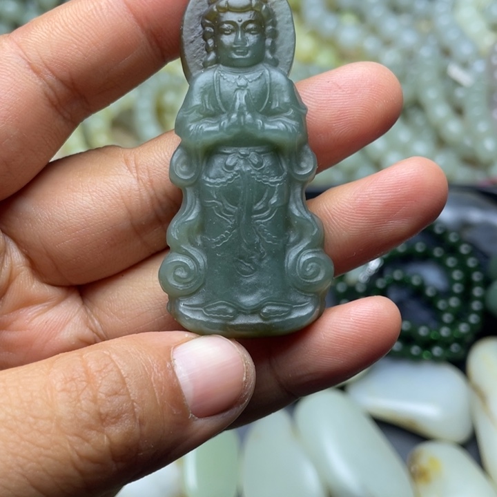 未镶嵌和田玉珠宝半成品