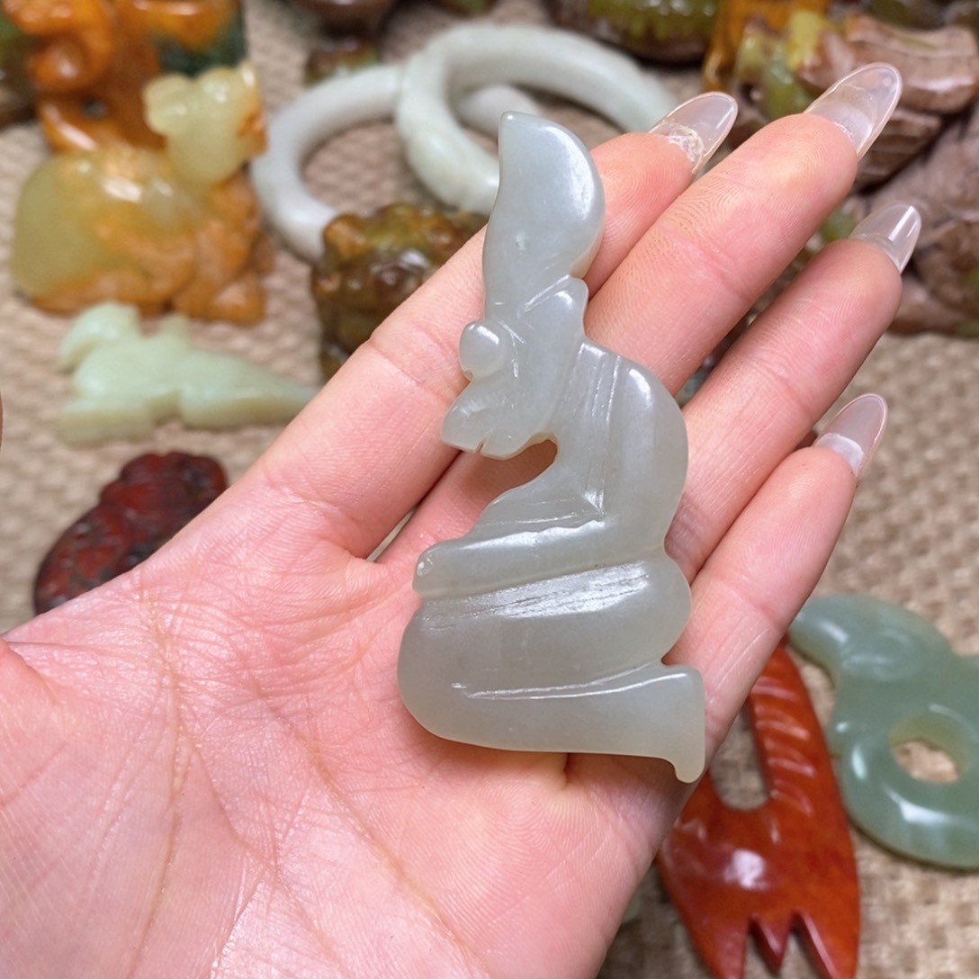 白玉菩提吊坠白玉菩提白玉菩提摆件