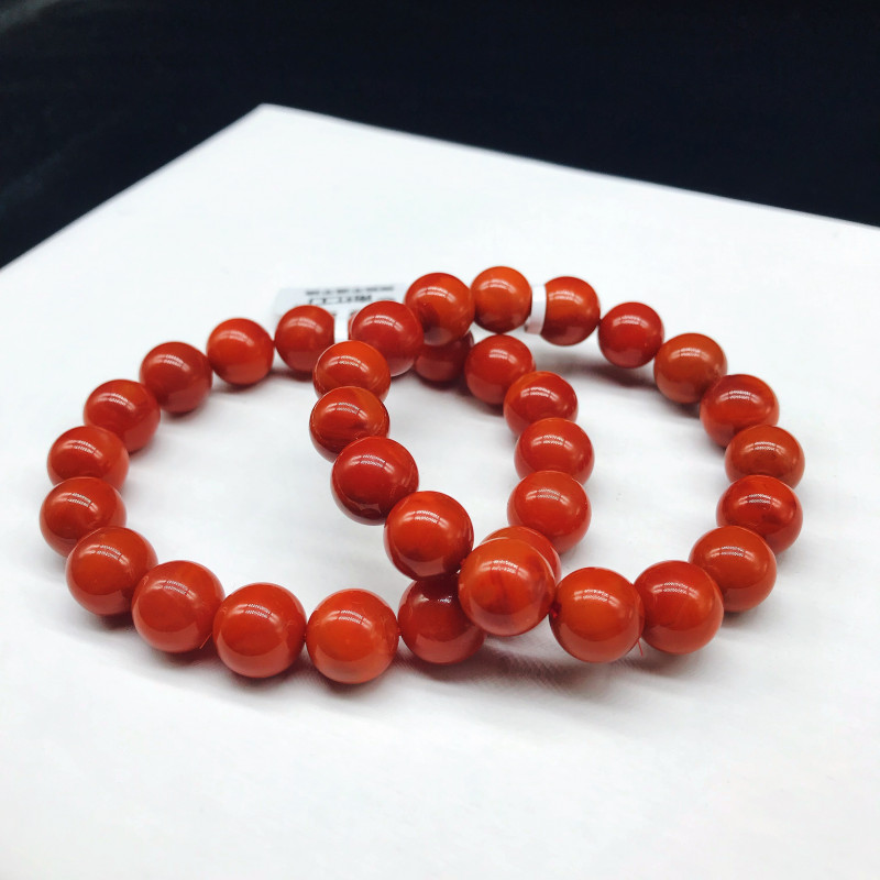 【鼎利源】南红四川瓦西高货火焰纹手串（多样式发其一）