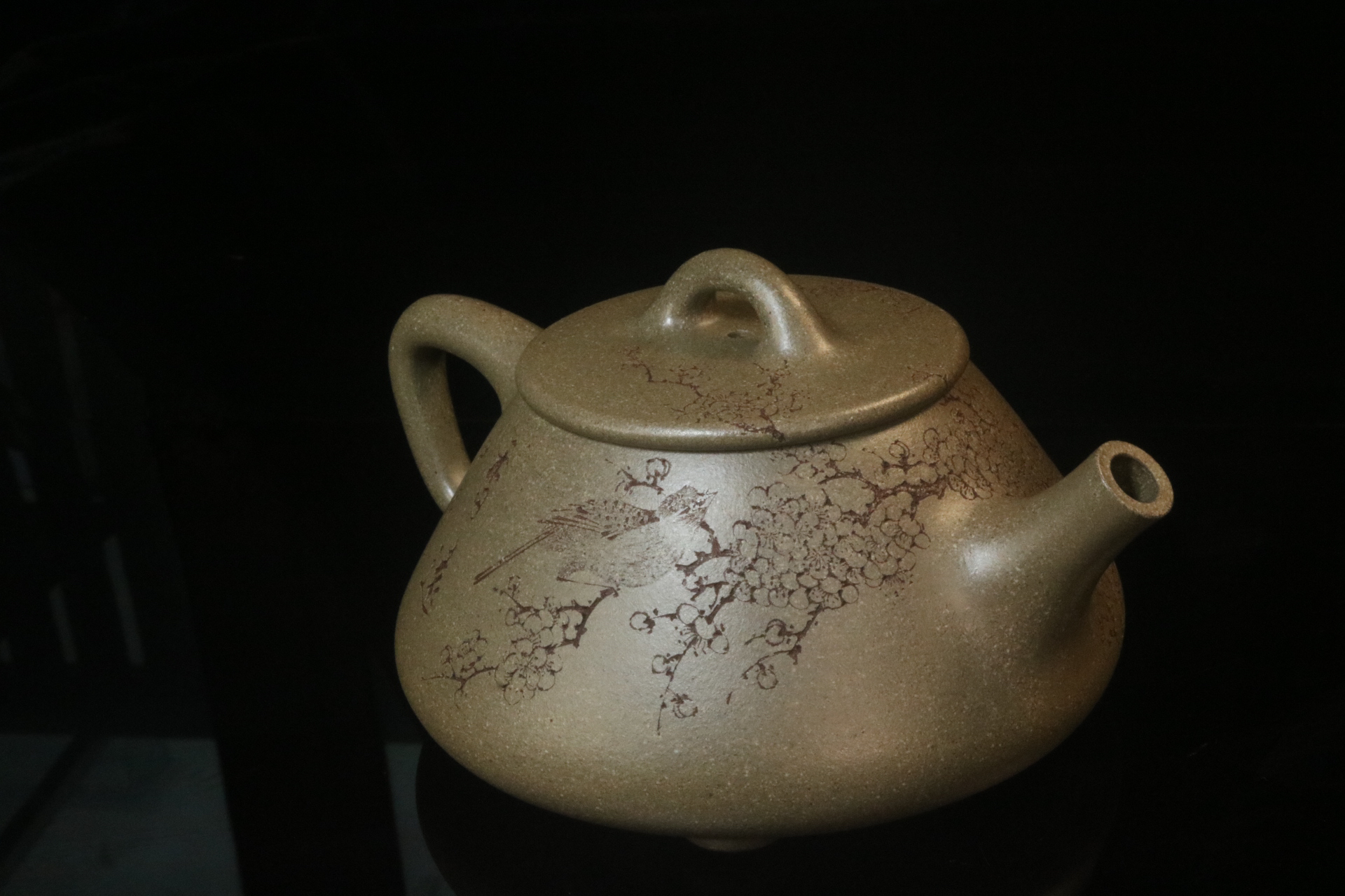 平盖石瓢蟹壳青全手工