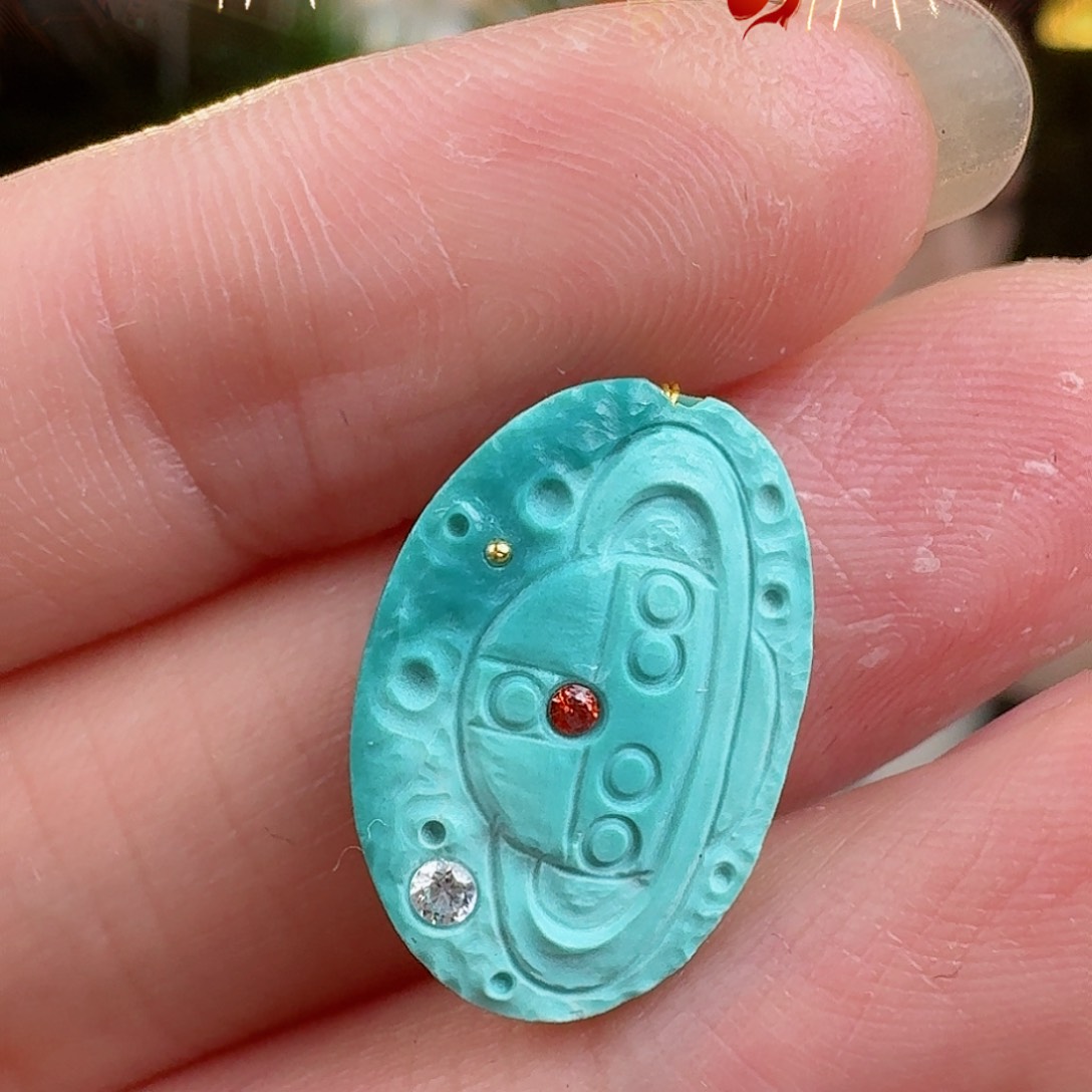 绿松石珠宝奇石未镶嵌