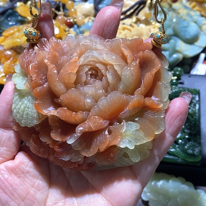 岫玉未镶嵌毛衣链