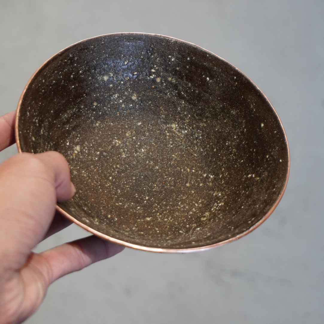 粗陶岩矿包铜碗泡壶承 景德镇手作器物