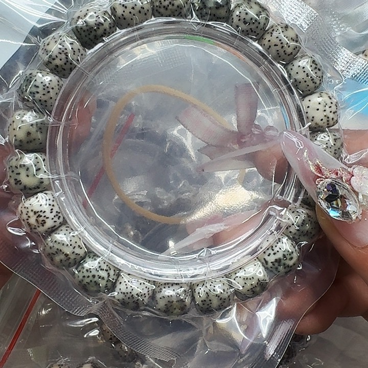 星月菩提手串497尽头卡姿兰绿包白星月菩提10桶单圈