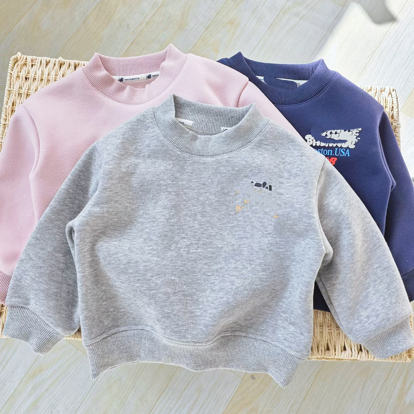 【摩卡】纯原 半高领小童卫衣