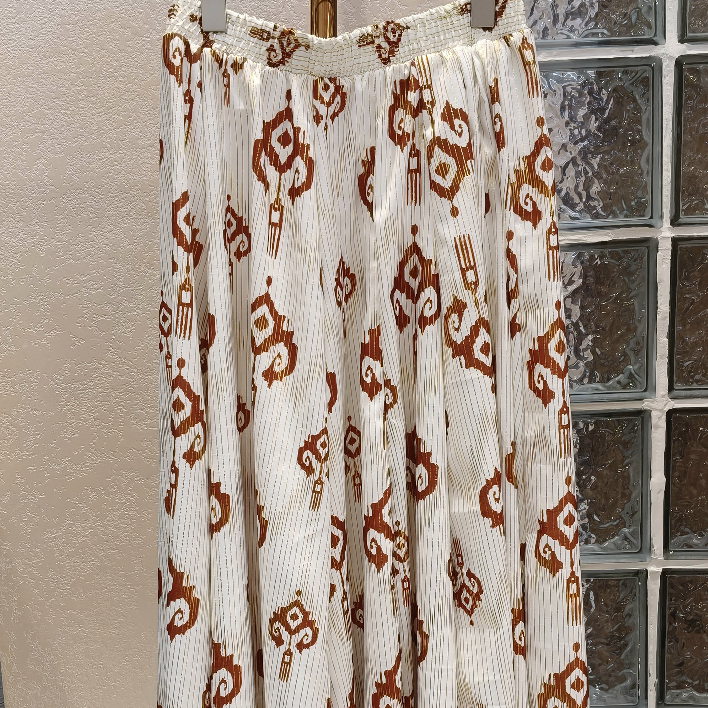 中国新疆~艾德莱斯手工简约ins甜美复古度假风民族风情气质款半裙