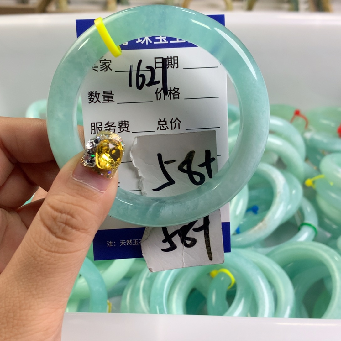 蛇纹石玉手镯未镶嵌1621