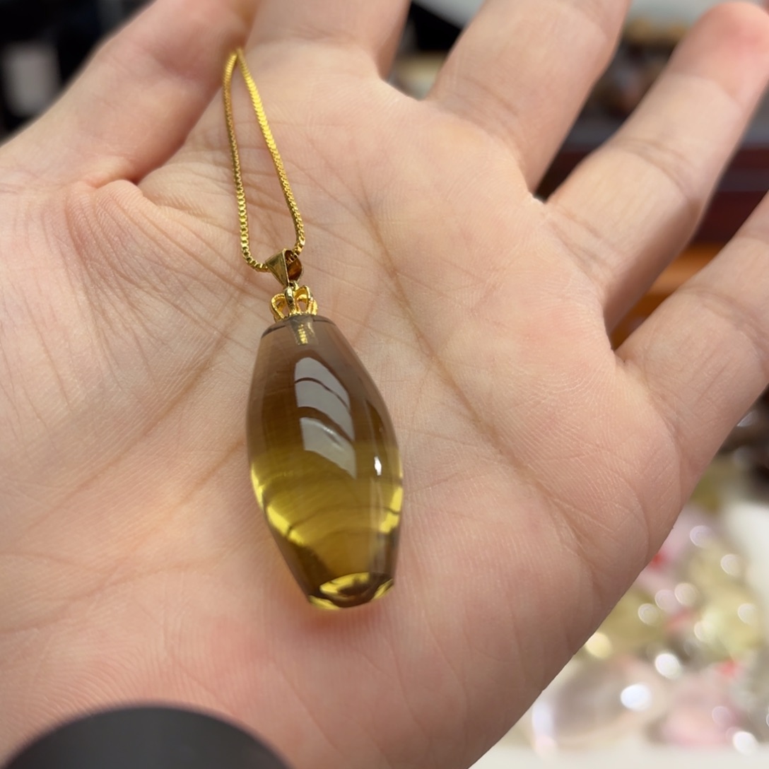 未镶嵌手链水晶黄水晶