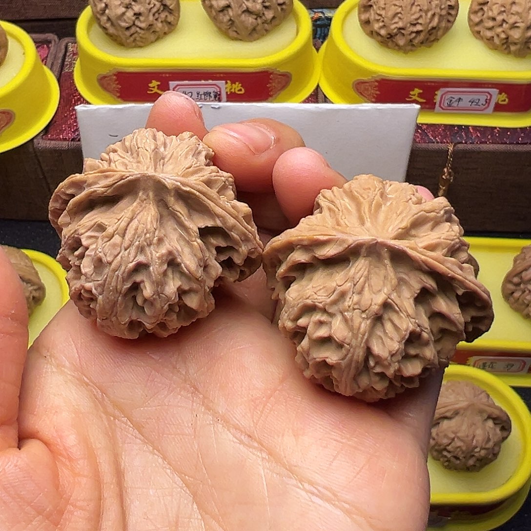 吊坠文玩核桃苹果园43