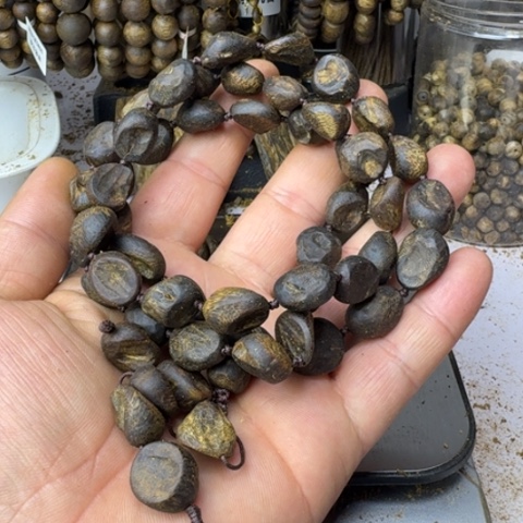 沉香木手串陈***肉绿奇楠沉香沉水树丁