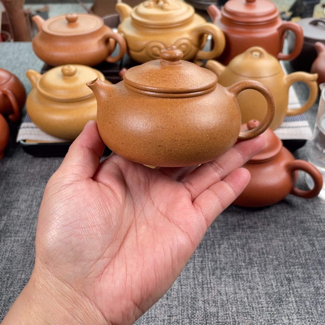 紫砂茶壶黄降坡寒江全手30目150