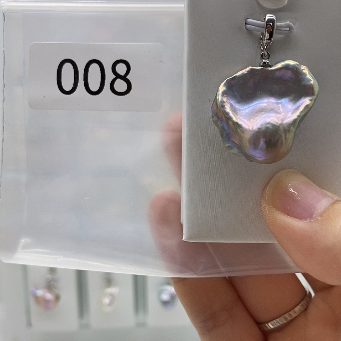 颈饰合金淡水珍珠